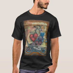 T-shirt Histoire sur bois : Les spores et pores des corps 