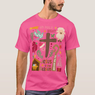 T-shirt Histoire vraie Jésus Noël Nativité Scène Christia