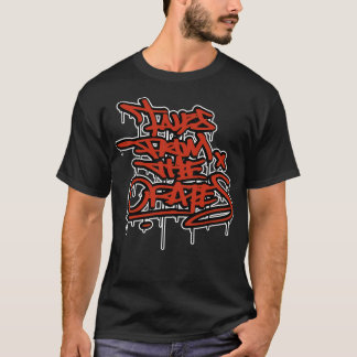 T-shirt Histoires des caisses à style main goutte
