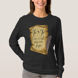 T-shirt Historienne de l'art Ceci n'est Pas Une Pipe Scien