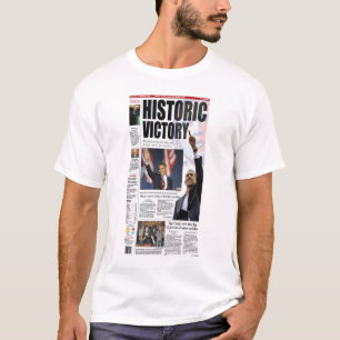 T-shirt historique de la victoire d'Obama