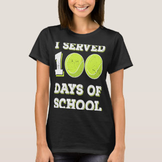T-shirt Hit 100 Jours d'école Tennis Garçons Enseignant En