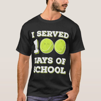T-shirt Hit 100 Jours d'école Tennis Garçons Enseignant En