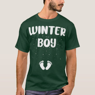 T-shirt Hiver Garçon Grossesse Faire-part Genre Reveillez 