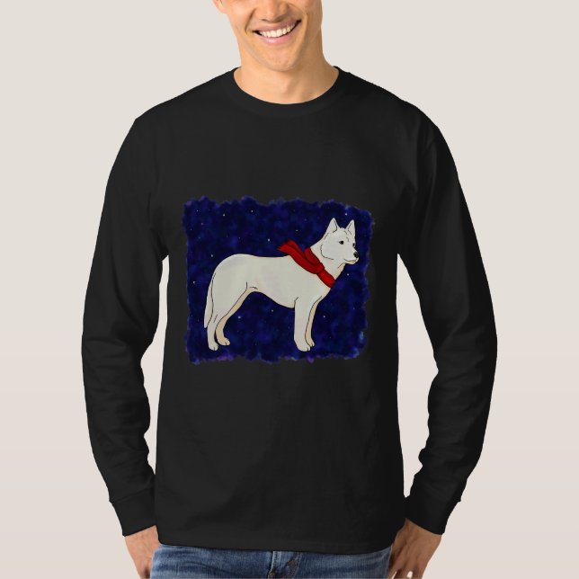 T-shirt Hiver Husky (Devant)