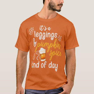T-shirt Hiver Leggings et Citrouille Spice Season Lover Ca