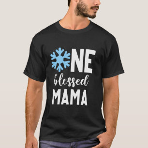 T-shirt Hiver Onederland 1er Anniversaire Décorations Momm