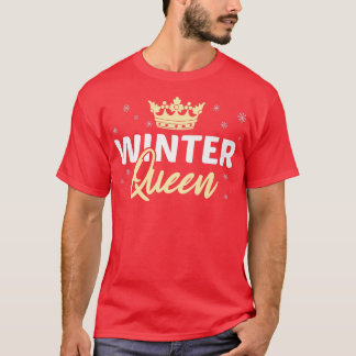 T-shirt Hiver Reine neige Fanatique hiver saison Lover nei