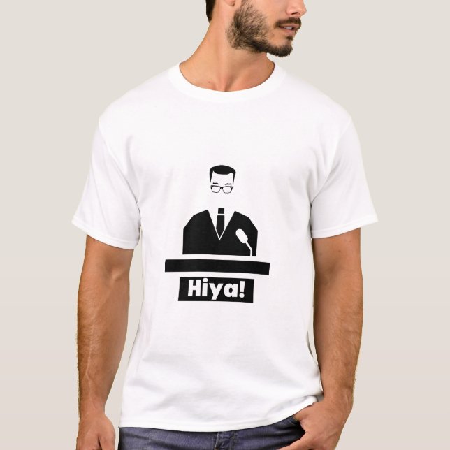T-shirt "Hiya" de Richard Osman ! (Devant)