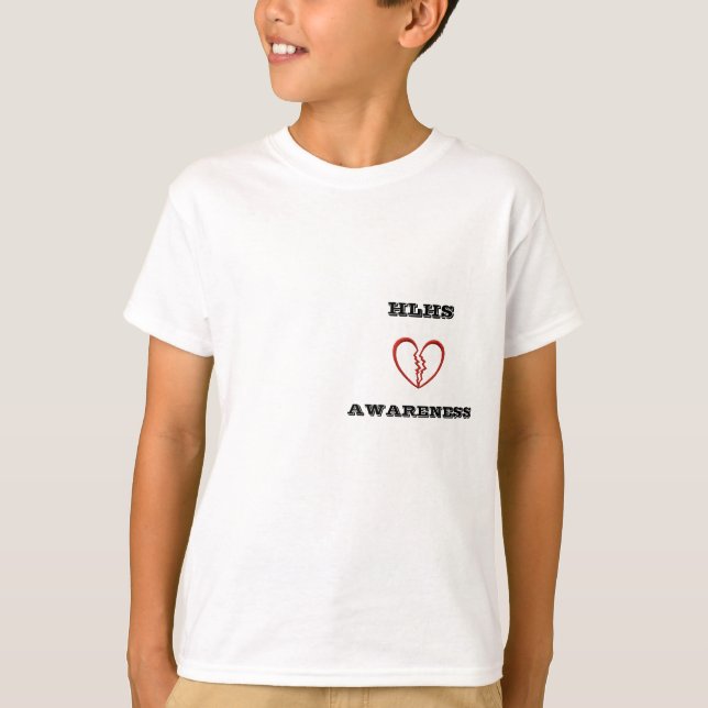 T-shirt HLHS, SENSIBILISATION (jeunes) (Devant)