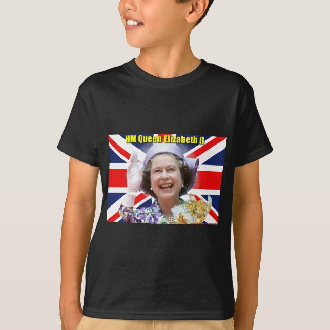 T-shirt HM Queen Elizabeth II (Devant)