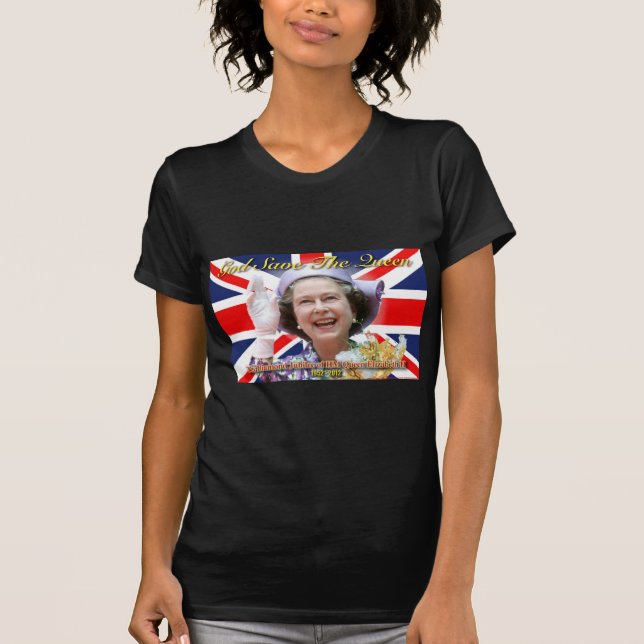 T-shirt HM Queen Elizabeth II Diamond Jubilee (Devant)