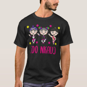 T-shirt Hmong Miao Hmoob Femme Princesse Strong Soeur