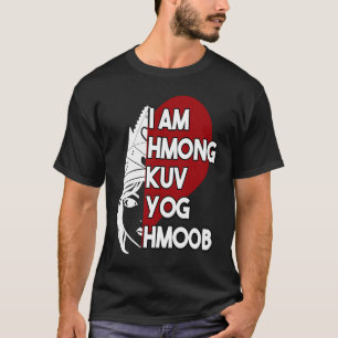 T-shirt Hmong Miao Hmoob Girl Femme Princesse Strong 2