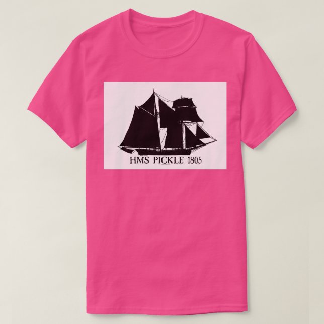 T-shirt HMS Pickle bw (Design devant)