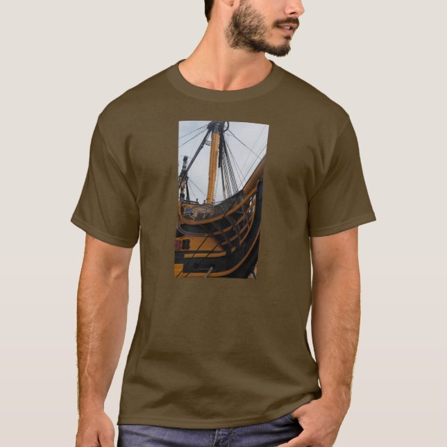 T-SHIRT HMS VICTORY - PORTSMOUTH - LE R-U (Devant)