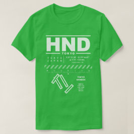 T-shirt HND de l'aéroport international de Tokyo H