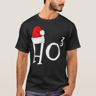 T-shirt Ho3 Cubed Christmas HoHoHo Math Enseignant Drôle C