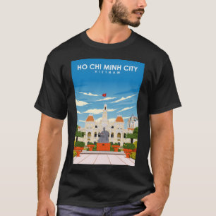 T-shirt Ho Chi Minh-Ville Viêt-nam Poster