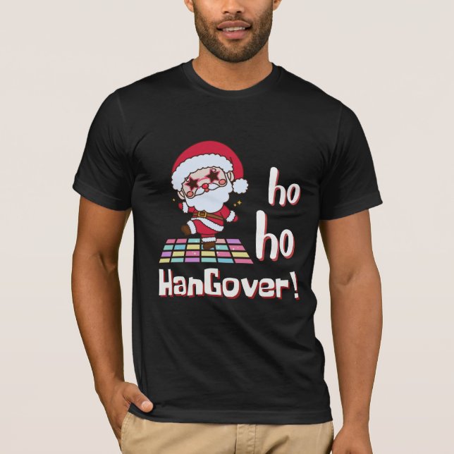 T-shirt Ho Ho Hangover Drôle Noël Spécial Hommes (Devant)