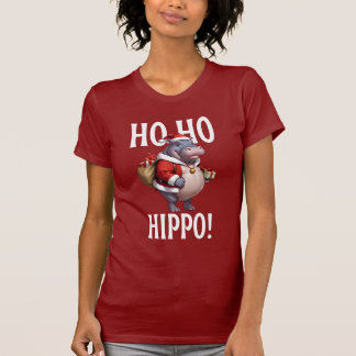 T-shirt Ho Ho Hippo Christmas Humor Design