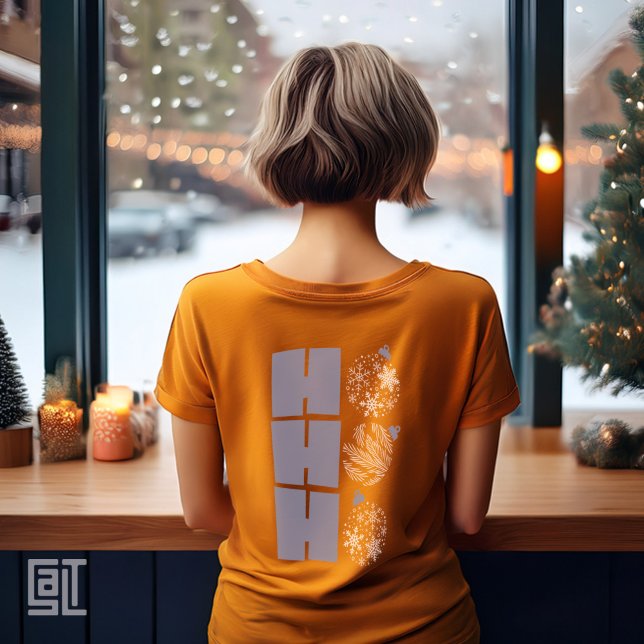 T-shirt Ho Ho Ho Ornement de Noël Classique (Créateur téléchargé)