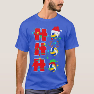 T-shirt Ho Ho Ho Volleyball cadeau de Noël