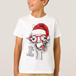 T-shirt Ho Ho Y’all Giraffe Boys