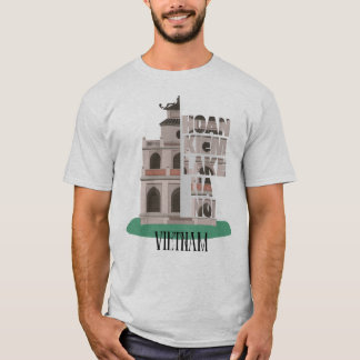 T-shirt Hoan Kiem Lake Hanoi - Graphisme historique D