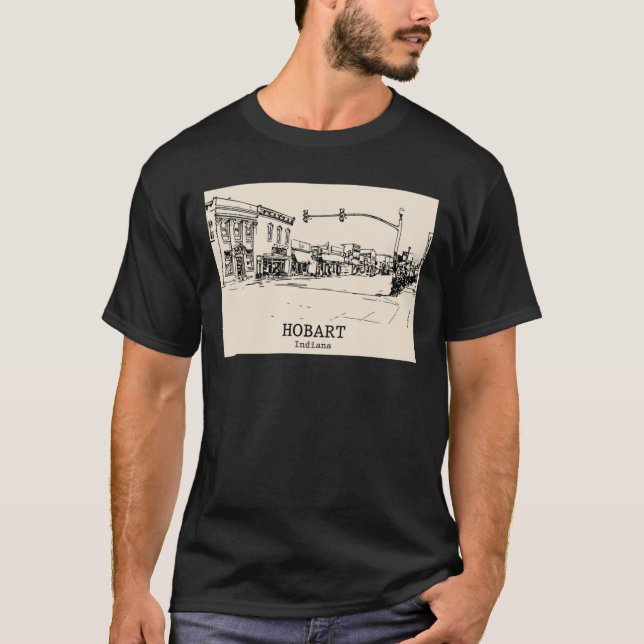 T-shirt Hobart Indiana Oversized (Devant)