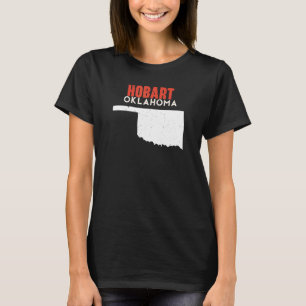 T-shirt Hobart USA State America Travel Oklahoman