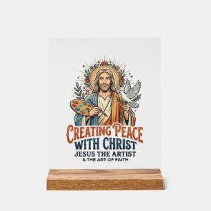T-Shirt Hobby Aquarelle Jésus Foi Inspirante