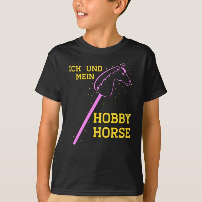 T-shirt Hobby Horse Steckenhorse Rider Dit (Devant)