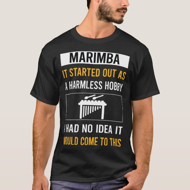 T-shirt Hobby sans danger Marimba (Devant)