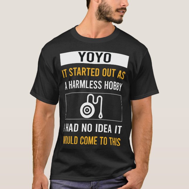 T-shirt Hobby sans danger Yo Yo-Yo Yo Yo Yoyoing (Devant)