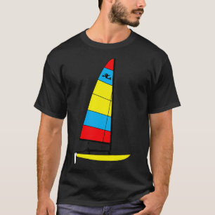 T-shirt Hobie 14 Catamaran Voilier Jaune