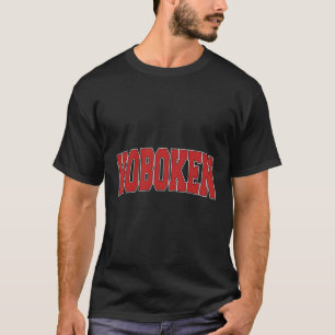 T-shirt Hoboken Nj New Jersey Style Varsity Usa Vintage Sp