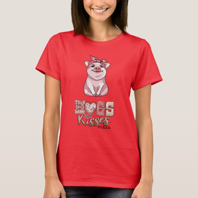 T-shirt Hochons et baisers (Devant)