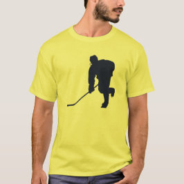 T-SHIRT HOCKEY BLEU ET JAUNE