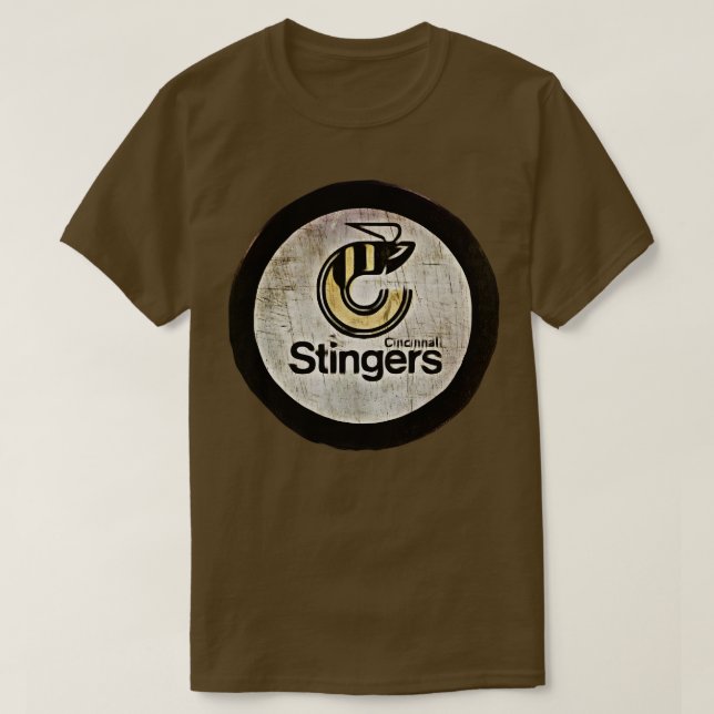 T-shirt Hockey Cincinnati Stingers (Design devant)