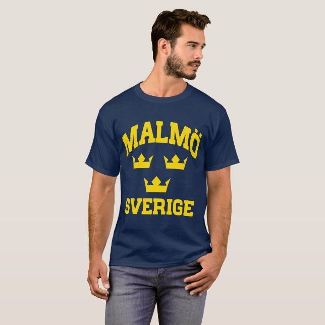 T-shirt Hockey de Malmö Sverige (Devant entier)