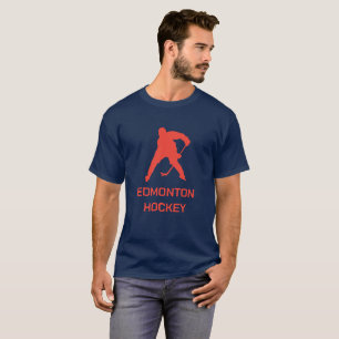 T-shirt Hockey d'Edmonton inspiré vintage