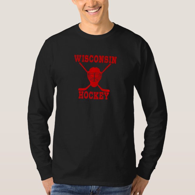 T-shirt Hockey du Wisconsin (Devant)