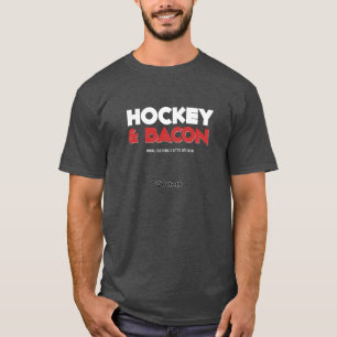 T-shirt Hockey et lard