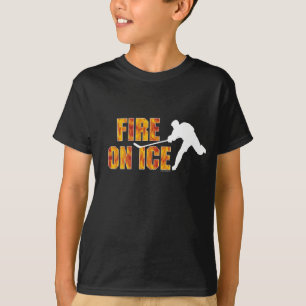 T-shirt Hockey Fire On Ice