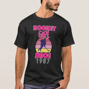 T-shirt Hockey girl depuis 1987
