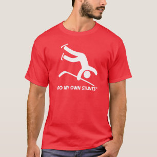 T-shirt Hockey mes propres cascades