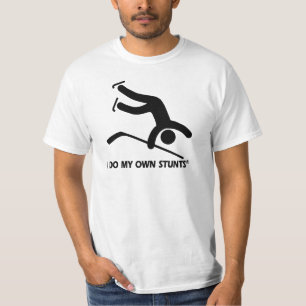 T-shirt Hockey mes propres cascades