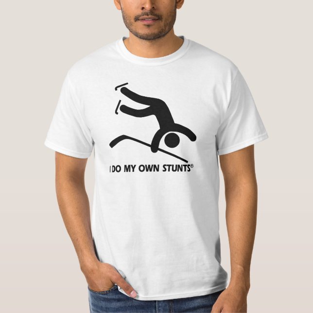 T-shirt Hockey mes propres cascades (Devant)