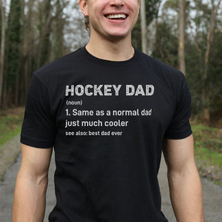 T-shirt Hockey Papa Drôle Définition